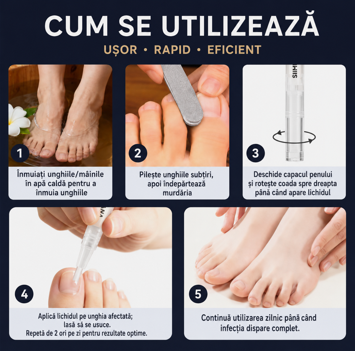NailCare Pro – Tratament Antifungic pentru Unghii