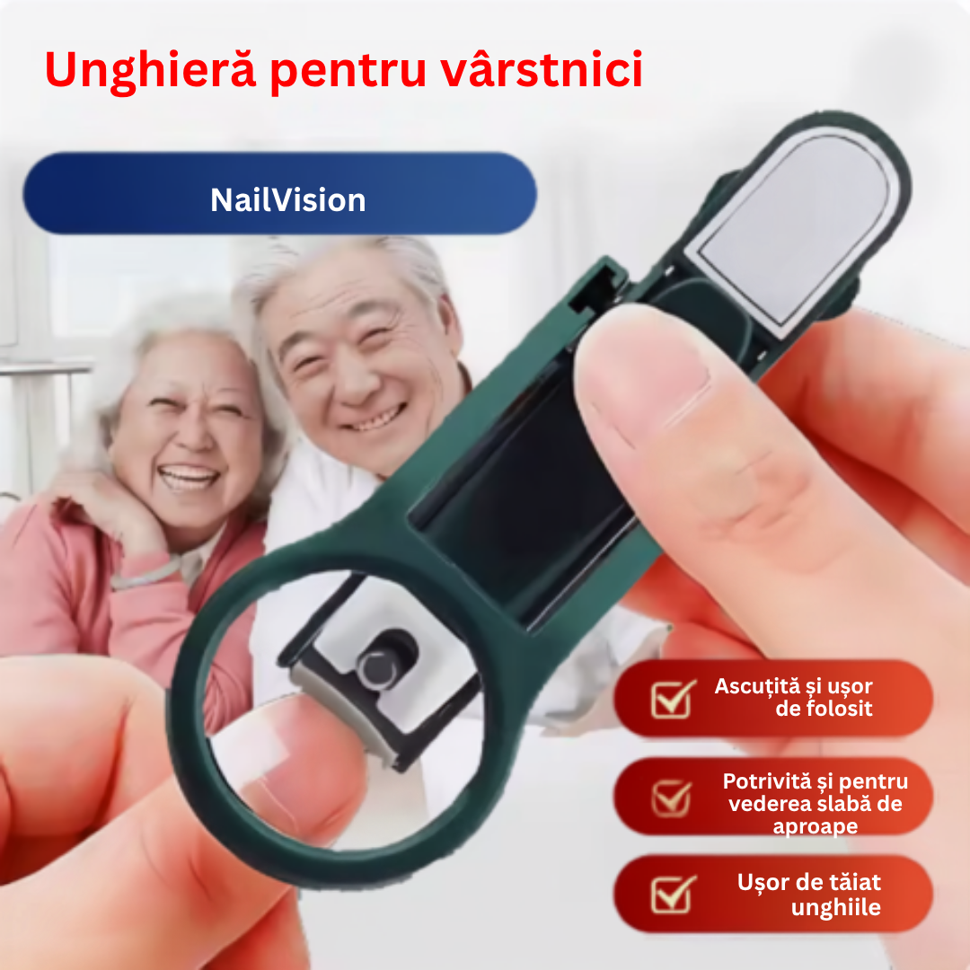 NailVision – Unghieră cu Lupă Integrată